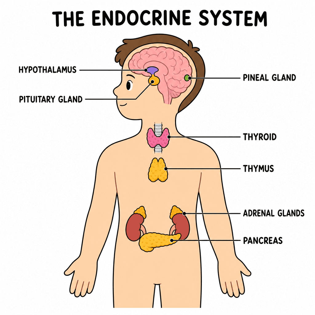 Endocrine System Diagram