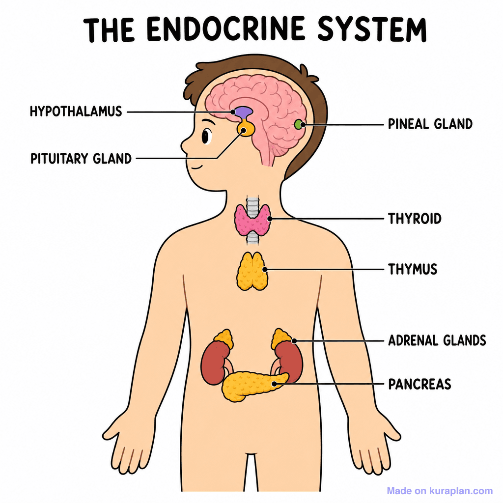 Endocrine System Diagram