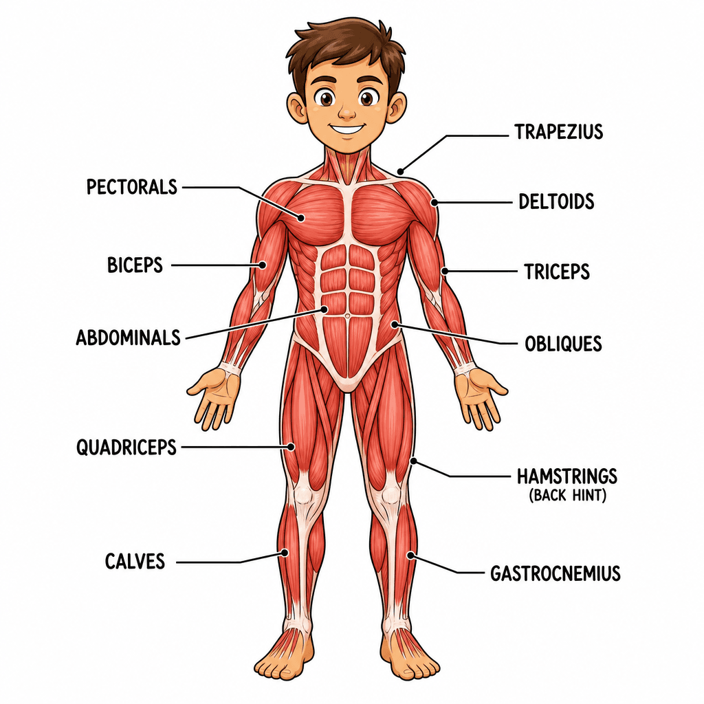 Muscular System Diagram