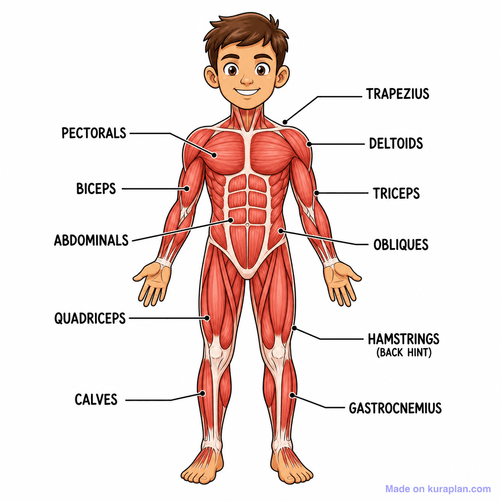 Muscular System Diagram