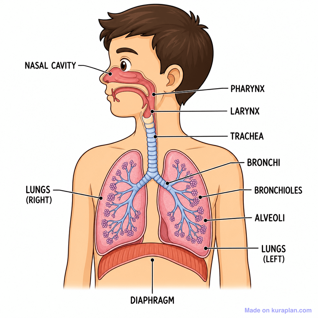 Respiratory System Diagram