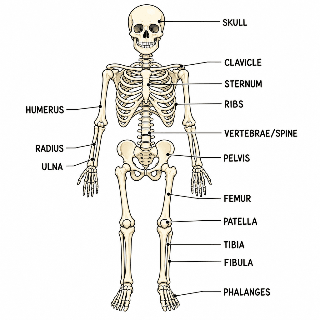 Skeletal System Diagram
