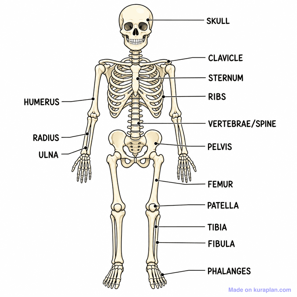 Skeletal System Diagram