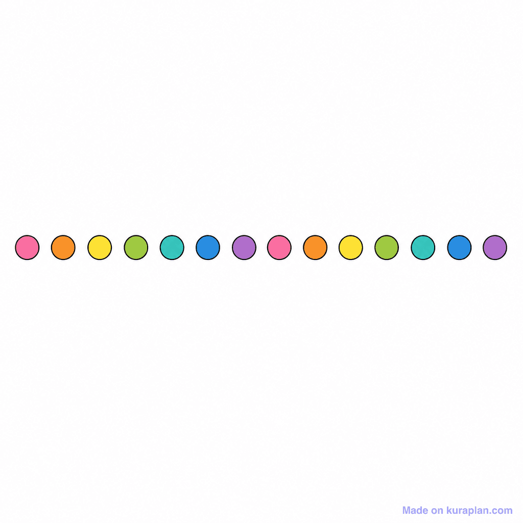 Border Dots Row