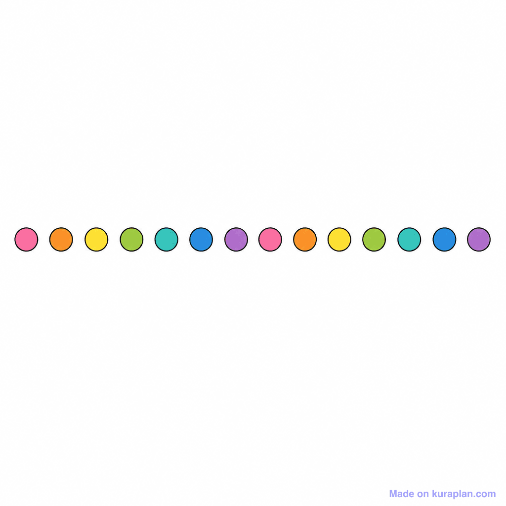 Border Dots Row