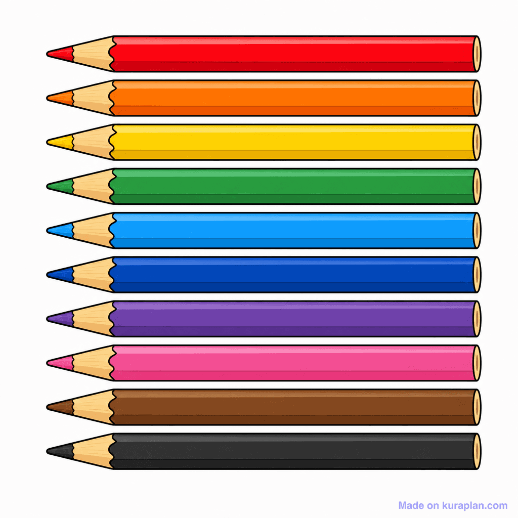 Border Pencils Row