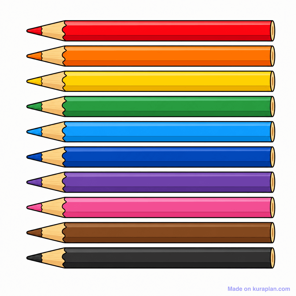 Border Pencils Row