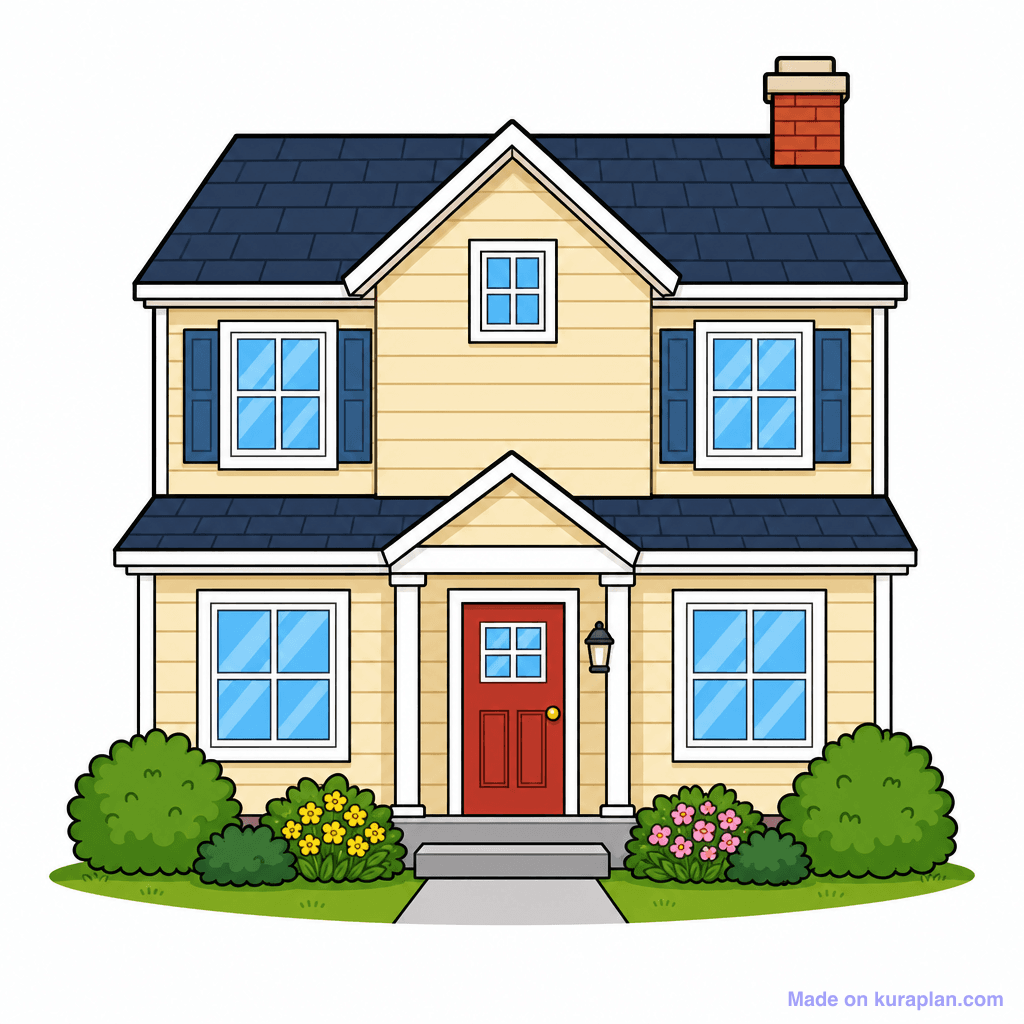 Building House Suburban