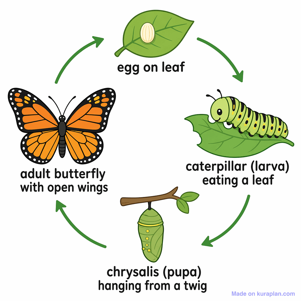 Butterfly Life Cycle (simple)