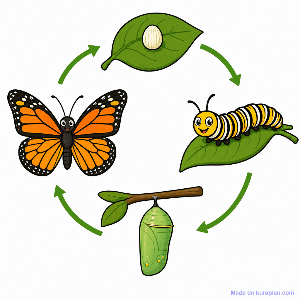 Butterfly Life Cycle Diagram