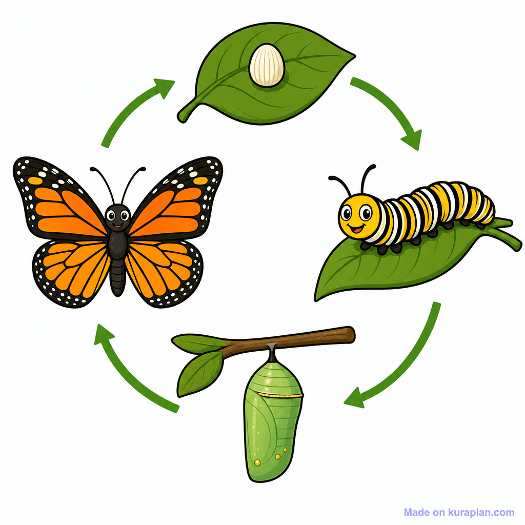 Butterfly Life Cycle Diagram