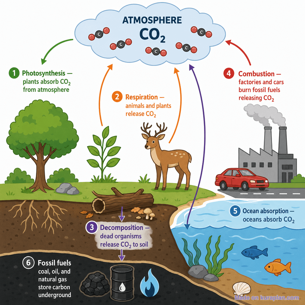 The Carbon Cycle (detailed)