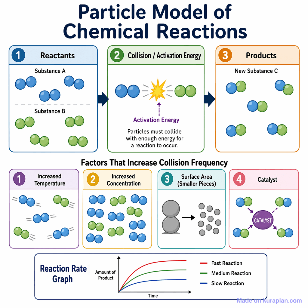Particle Model of Chemical Reactions (simple)