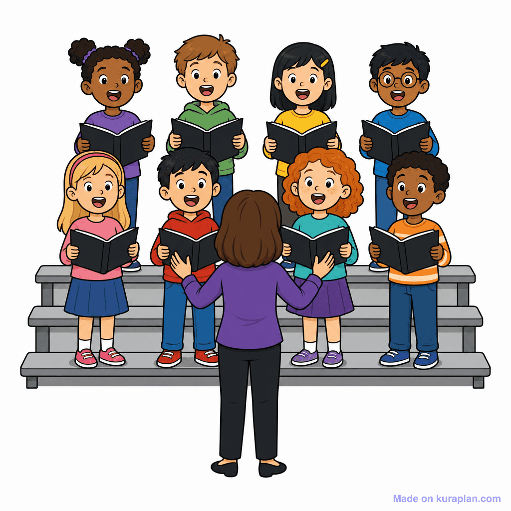 Children Choir Singing