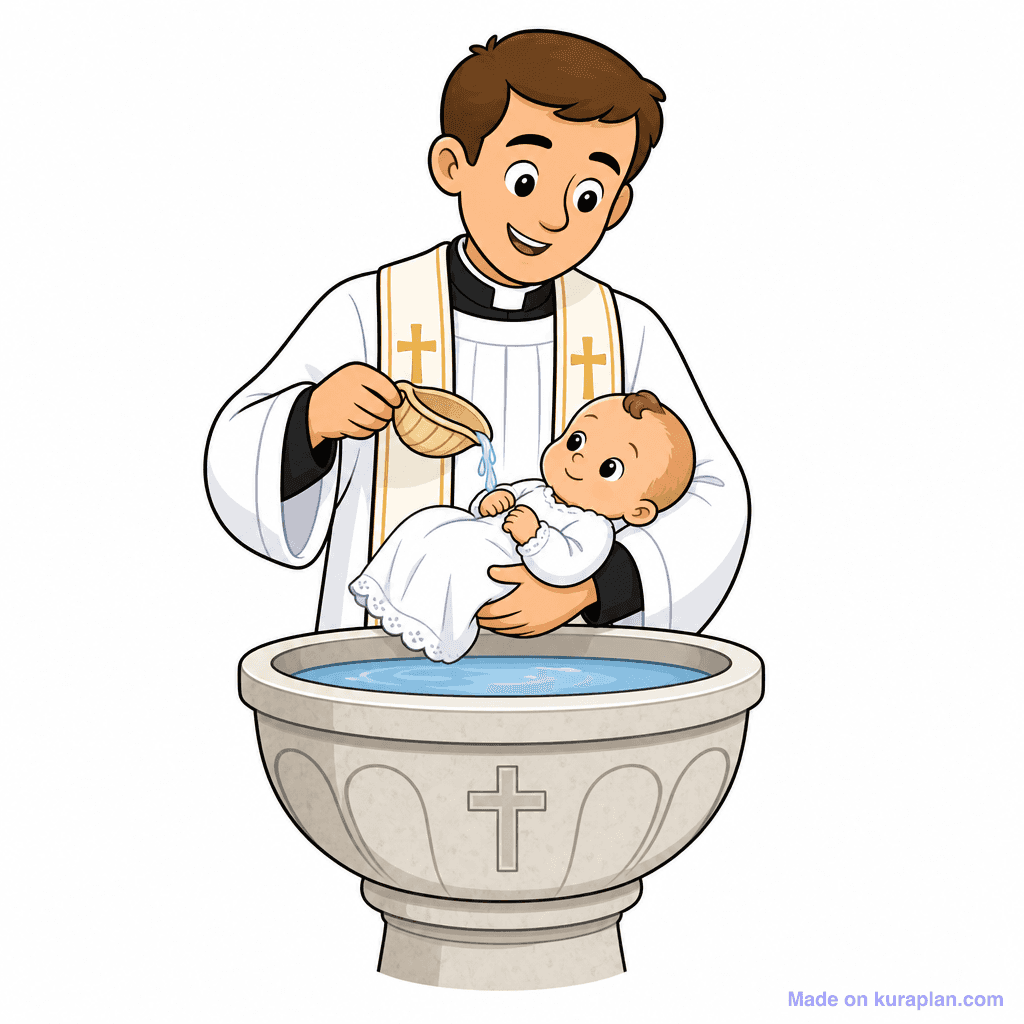 Christian Baptism Font