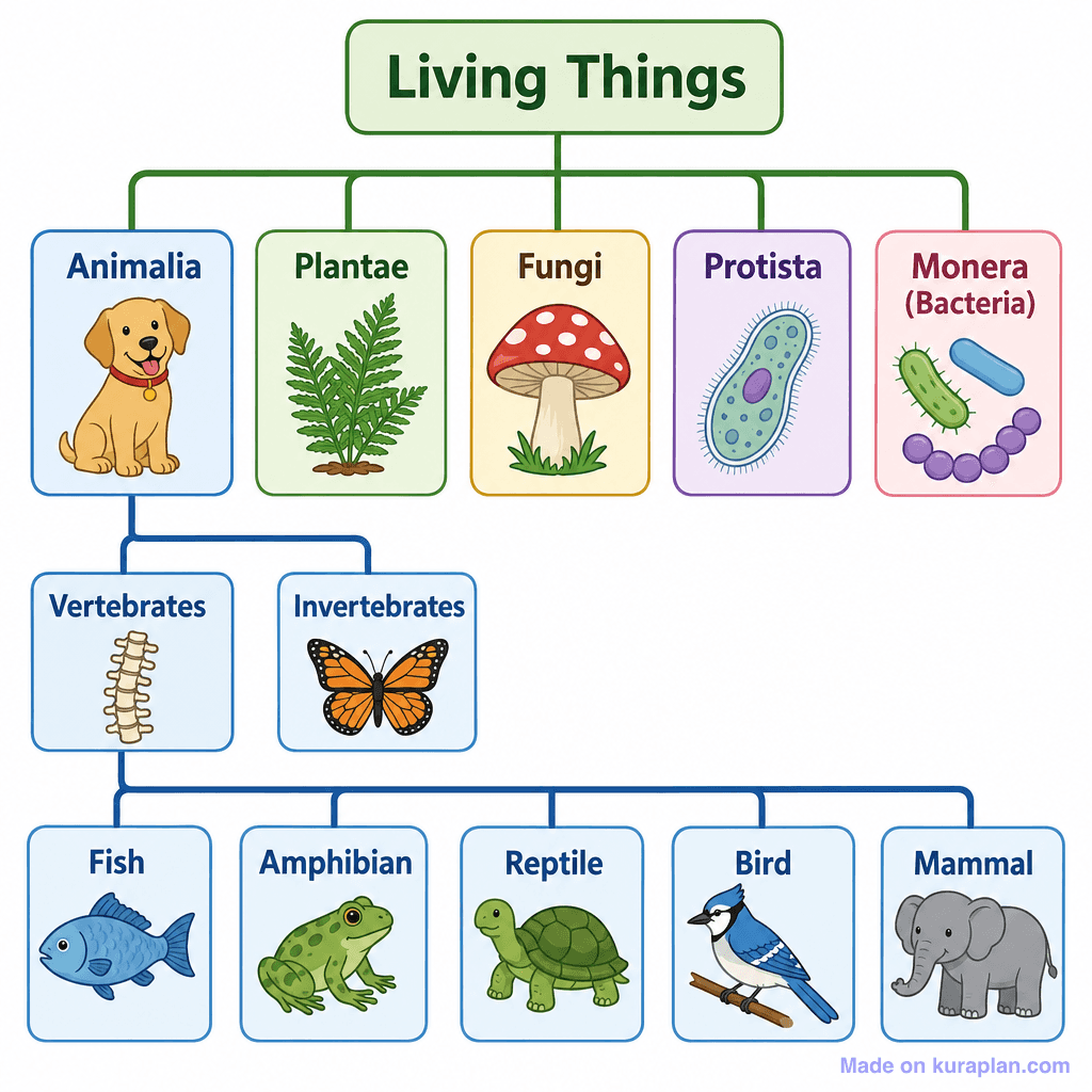 Classification of Living Things (simple)