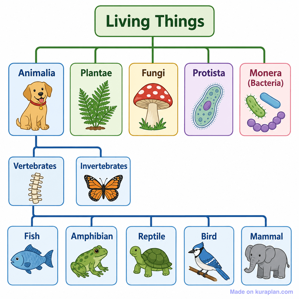 Classification of Living Things (simple)