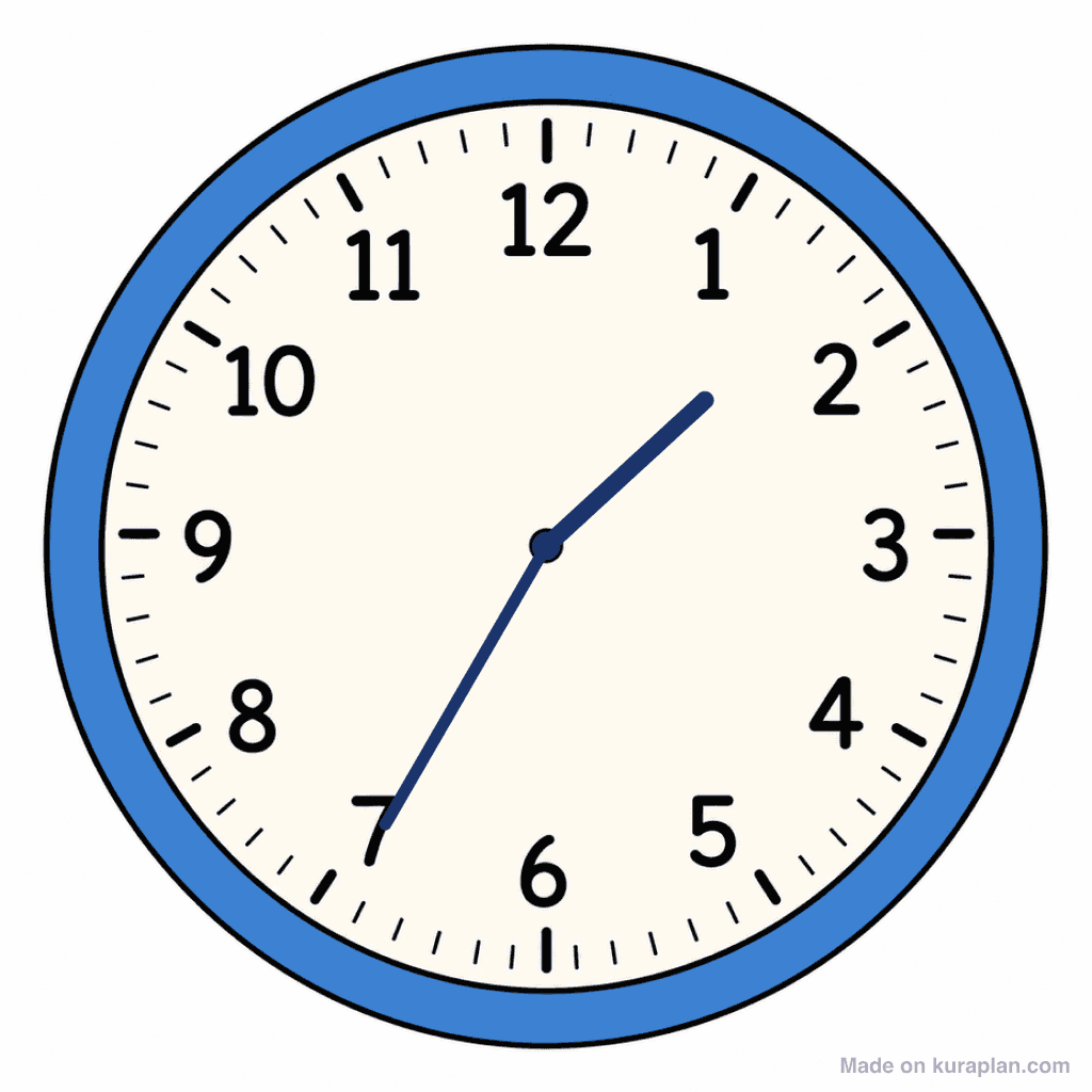 Clock Face — 1:35 (Twenty-Five To 2)
