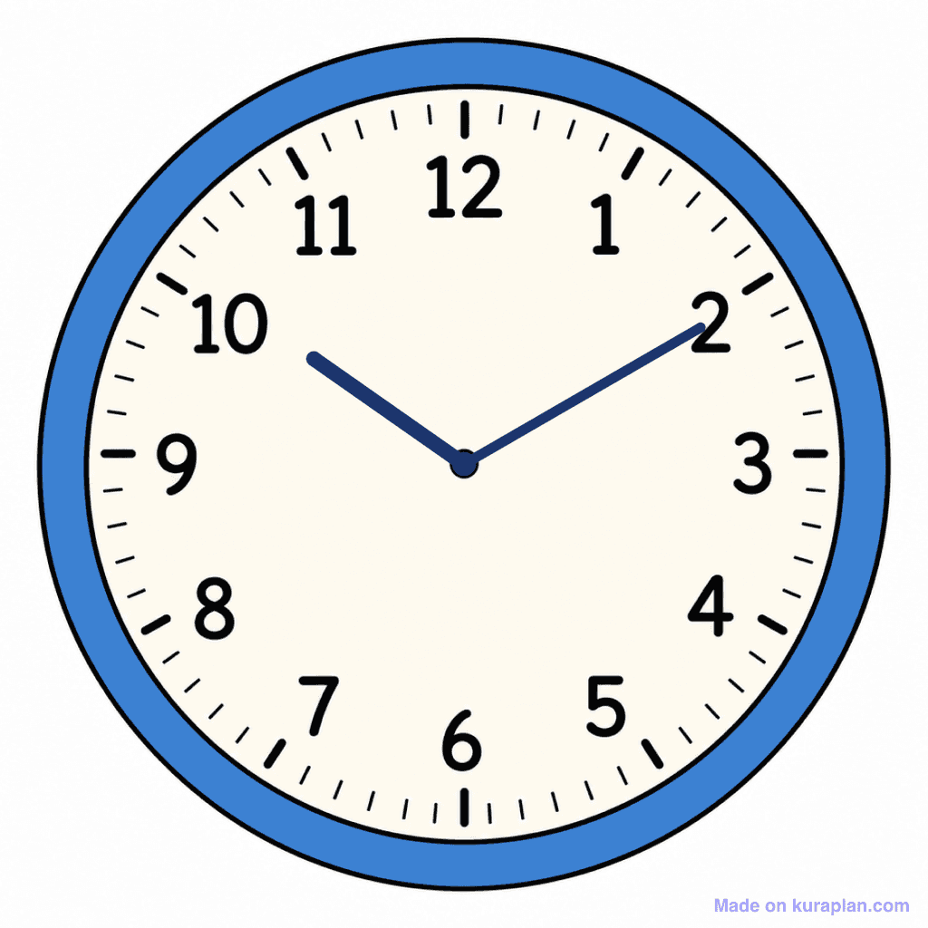 Clock Face — 10:10 (Ten Past 10)