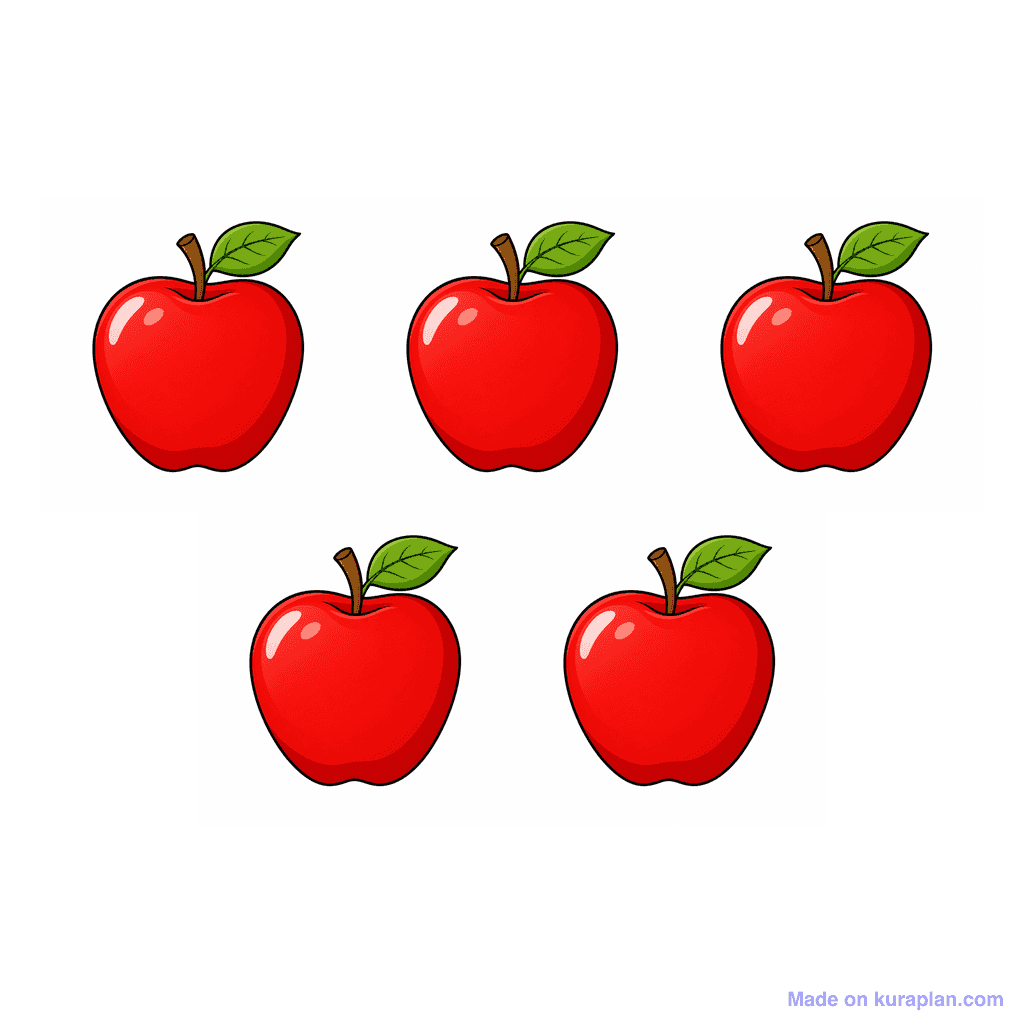 Collection — 5 apples