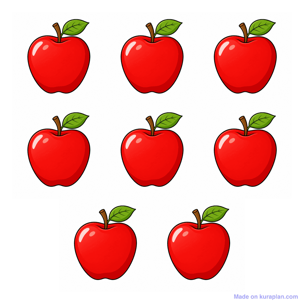 Collection — 8 apples