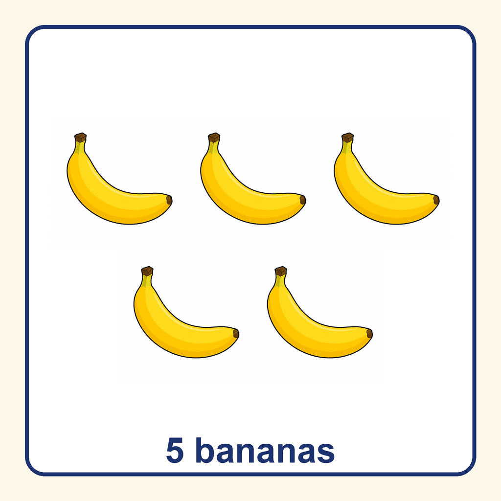 Collection — 5 bananas
