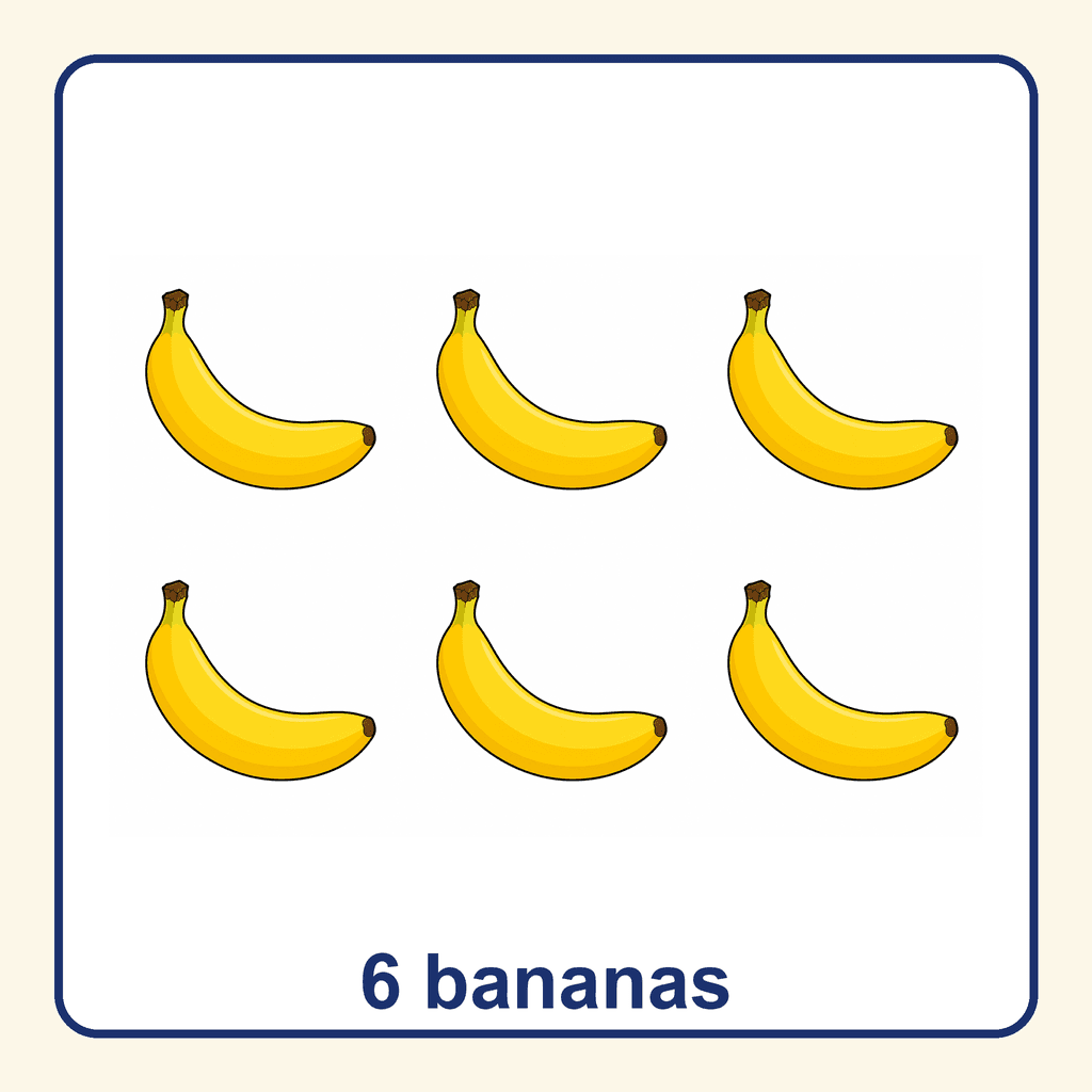 Collection — 6 bananas