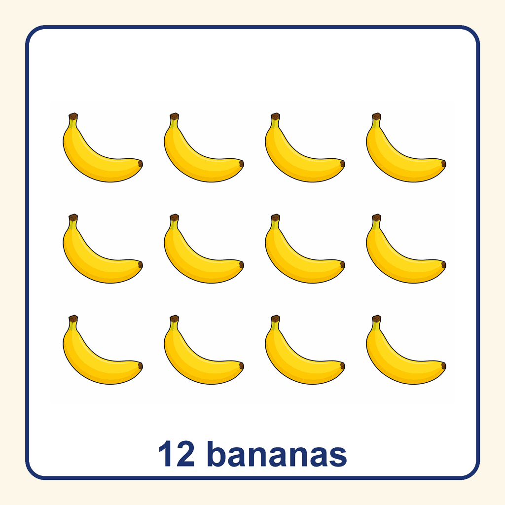 Collection — 12 bananas