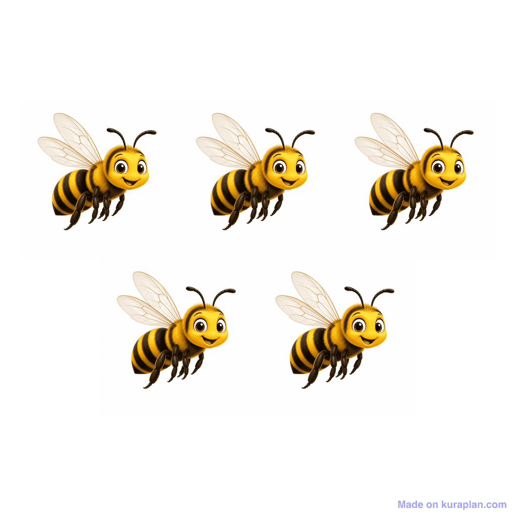 Collection — 5 bees
