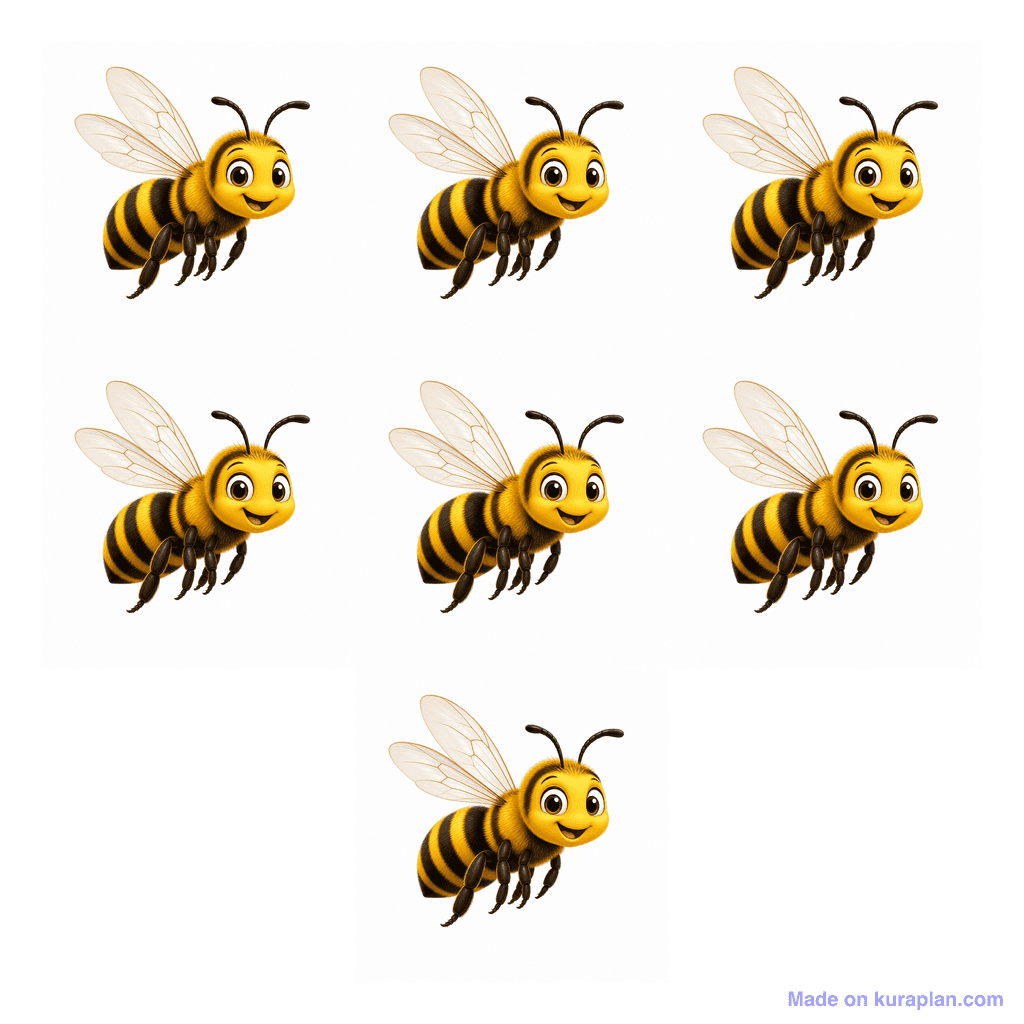 Collection — 7 bees