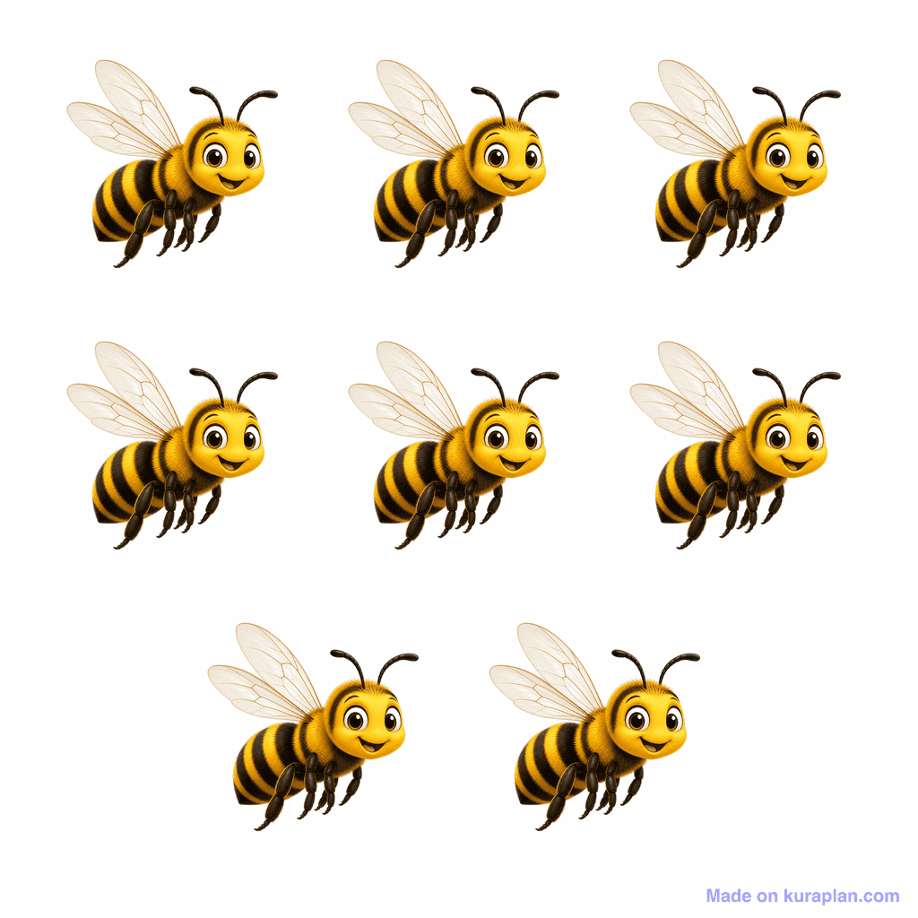 Collection — 8 bees