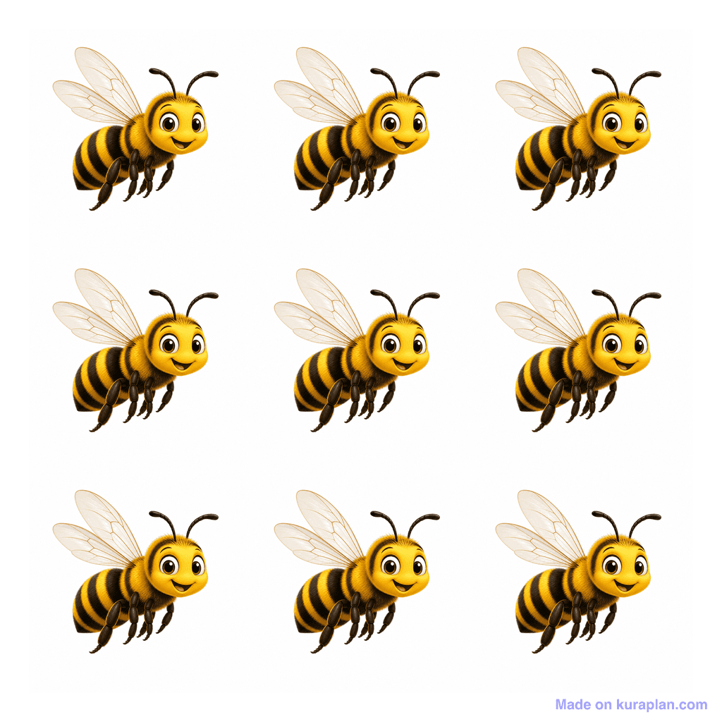 Collection — 9 bees