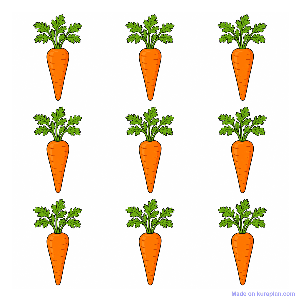 Collection — 9 carrots