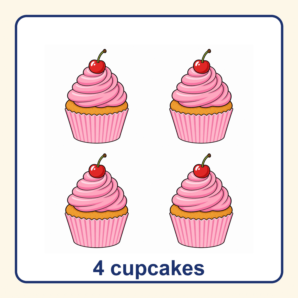 Collection — 4 cupcakes