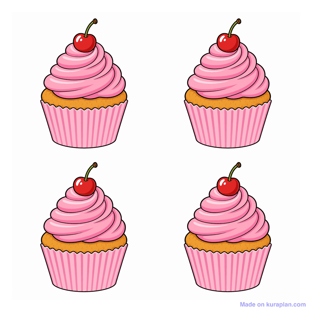 Collection — 4 cupcakes