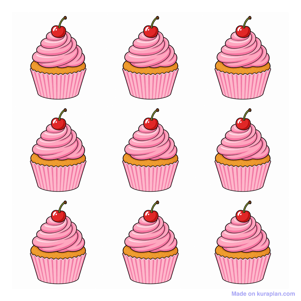 Collection — 9 cupcakes