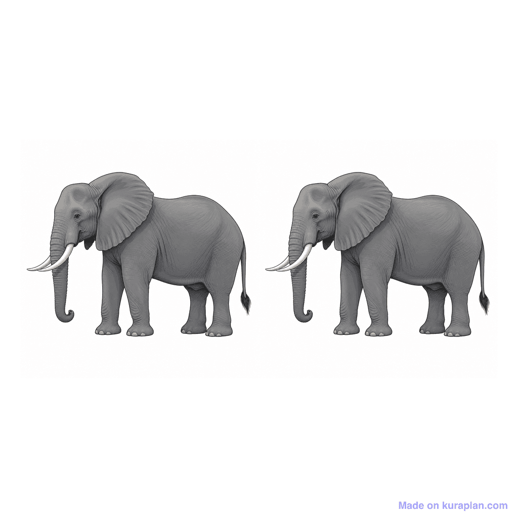 Collection — 2 elephants