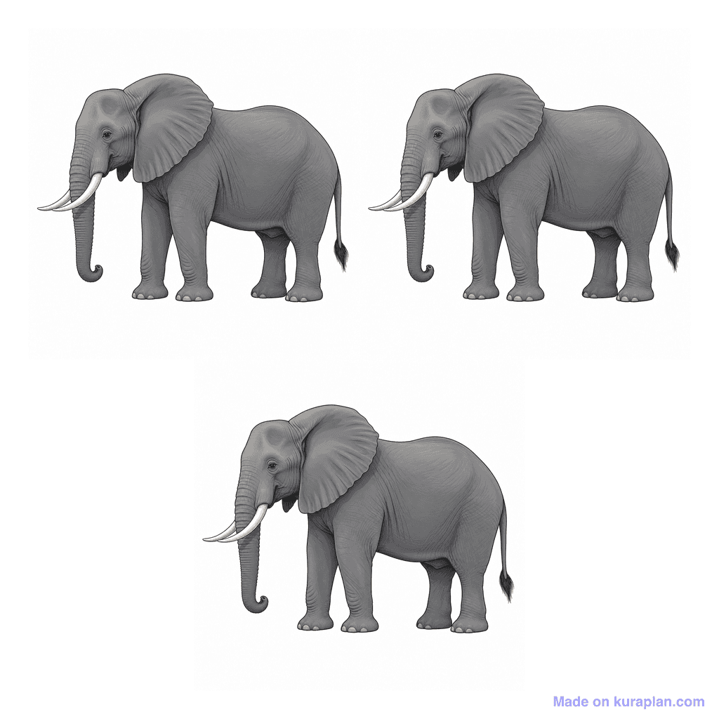 Collection — 3 elephants