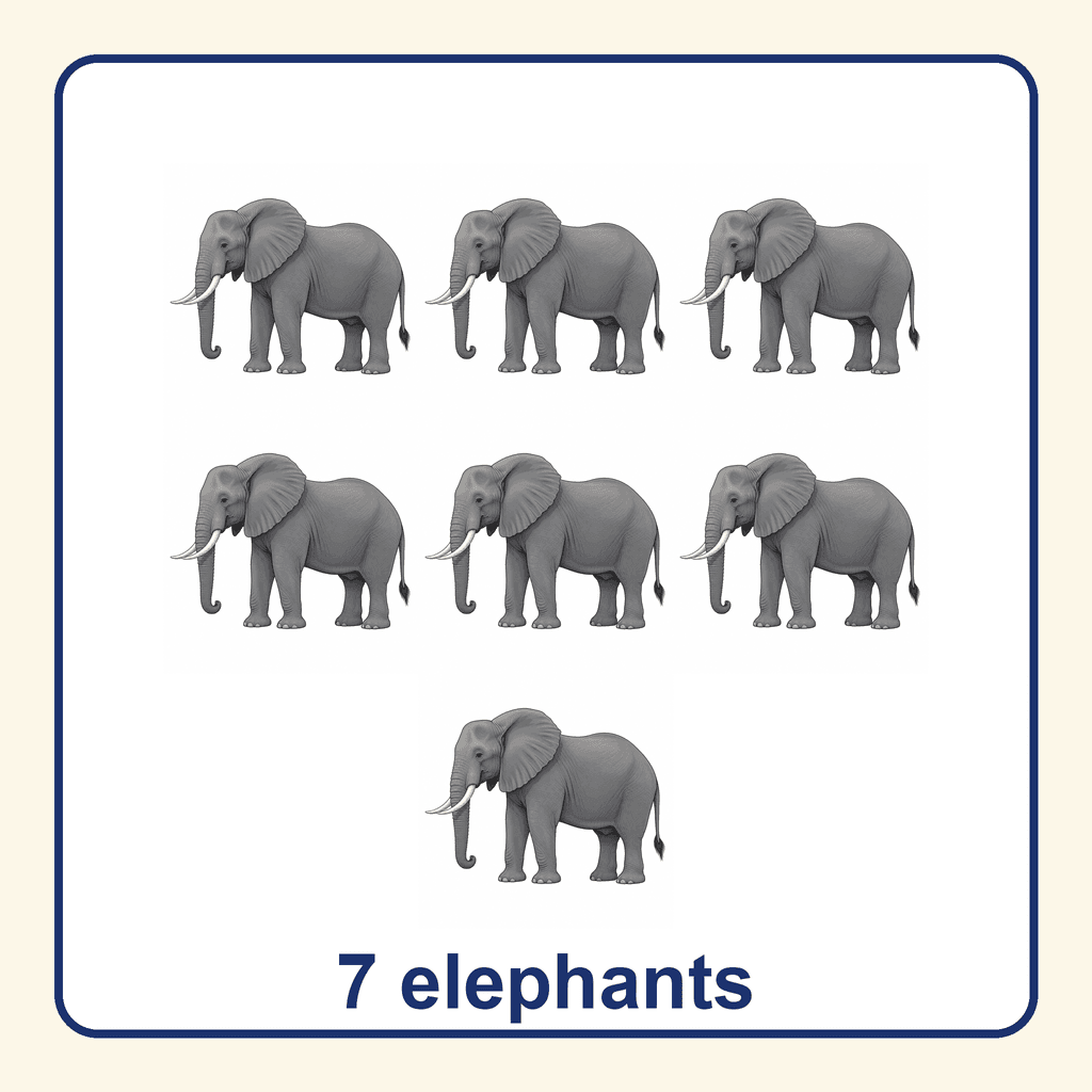 Collection — 7 elephants