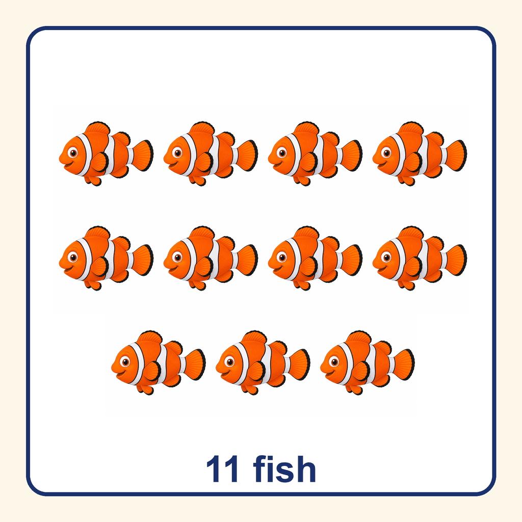 Collection — 11 fish