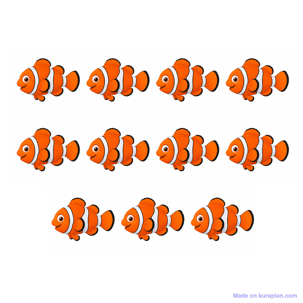 Collection — 11 fish