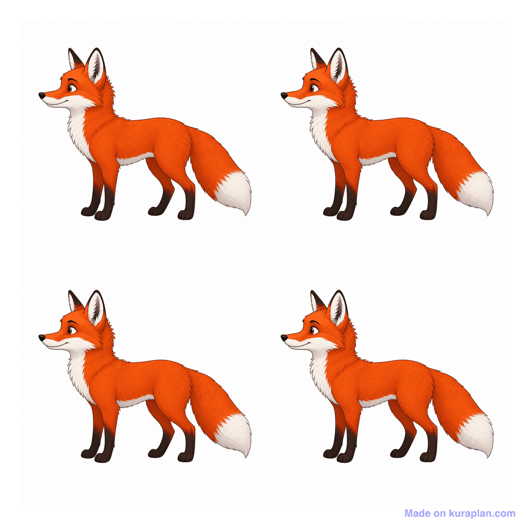 Collection — 4 foxes
