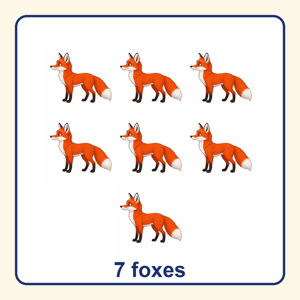 Collection — 7 foxes