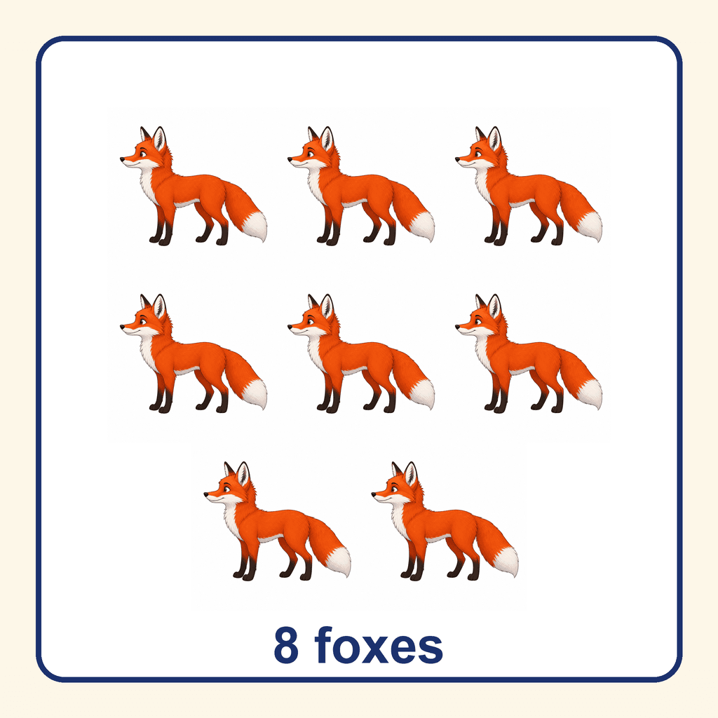 Collection — 8 foxes
