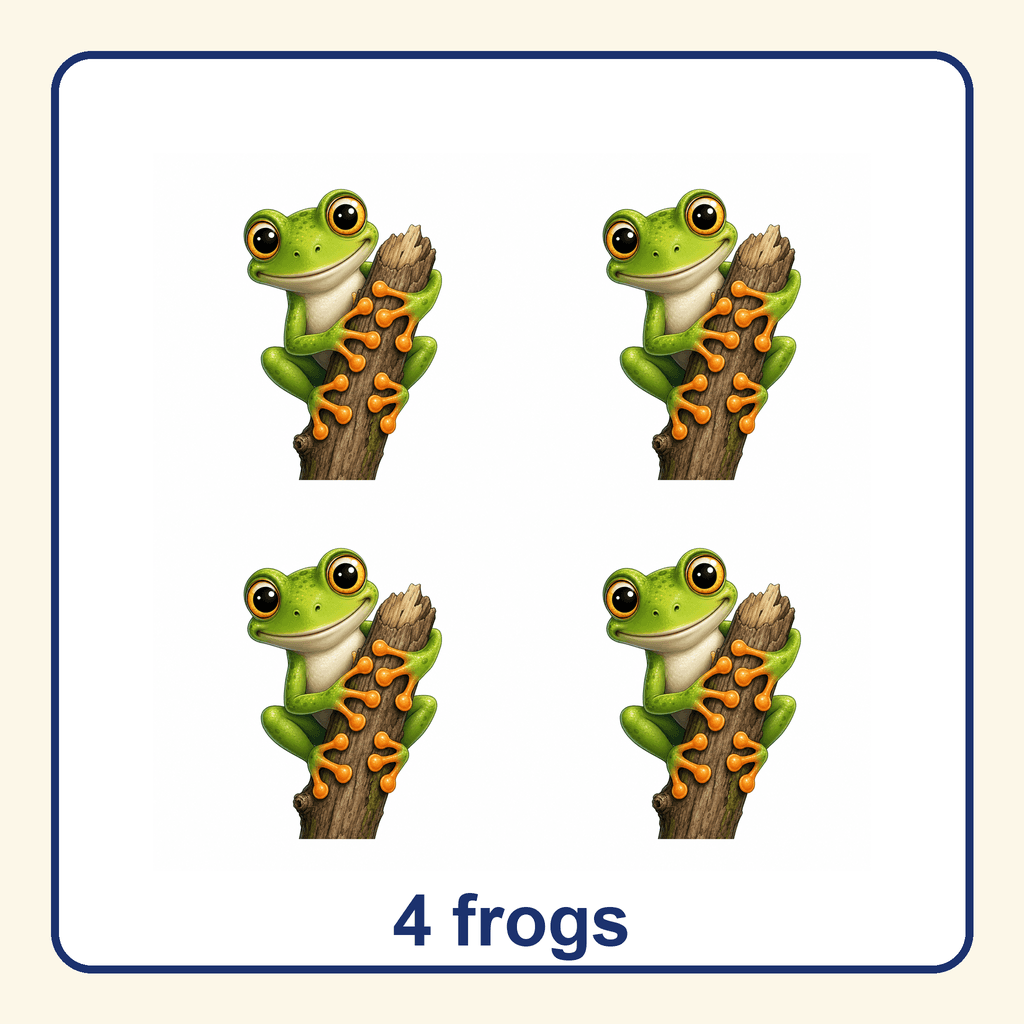 Collection — 4 frogs