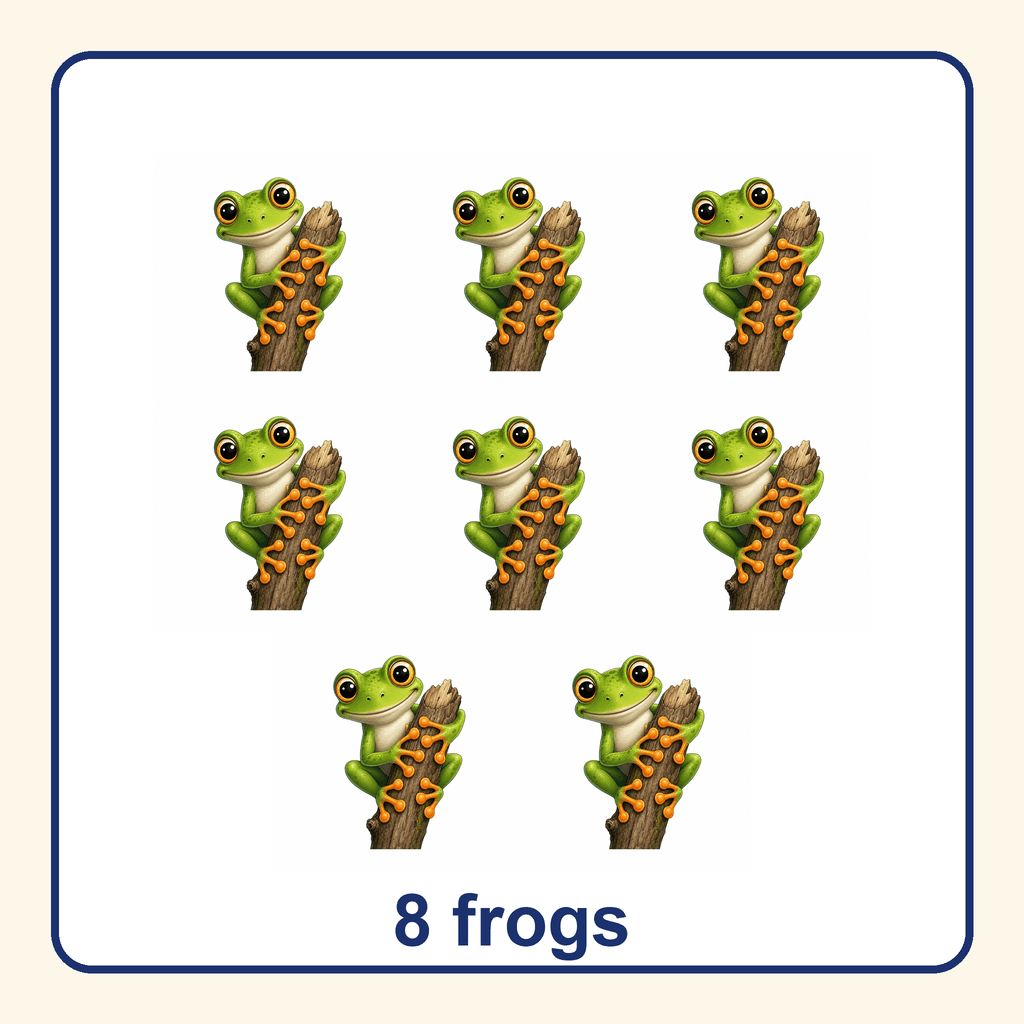 Collection — 8 frogs