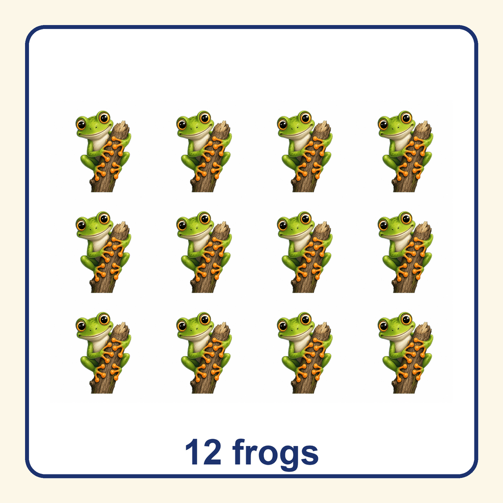 Collection — 12 frogs