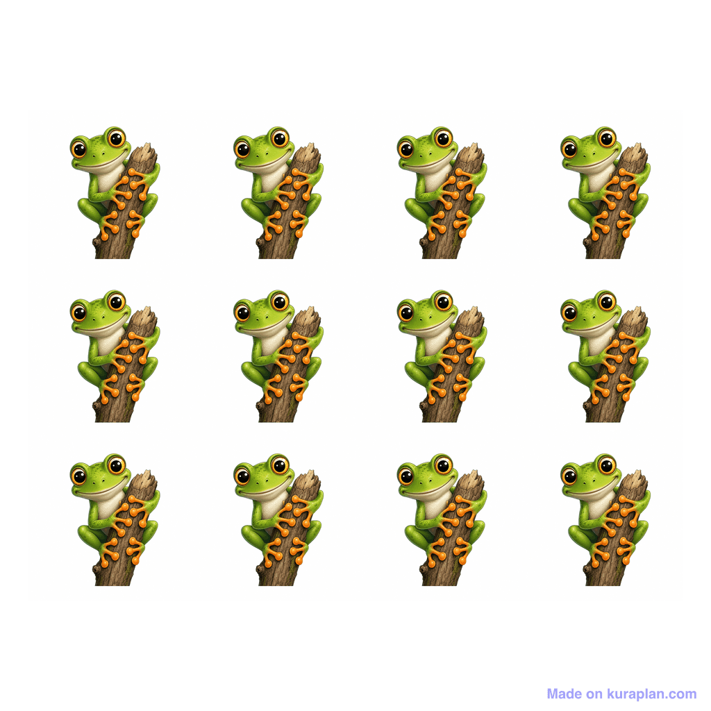 Collection — 12 frogs