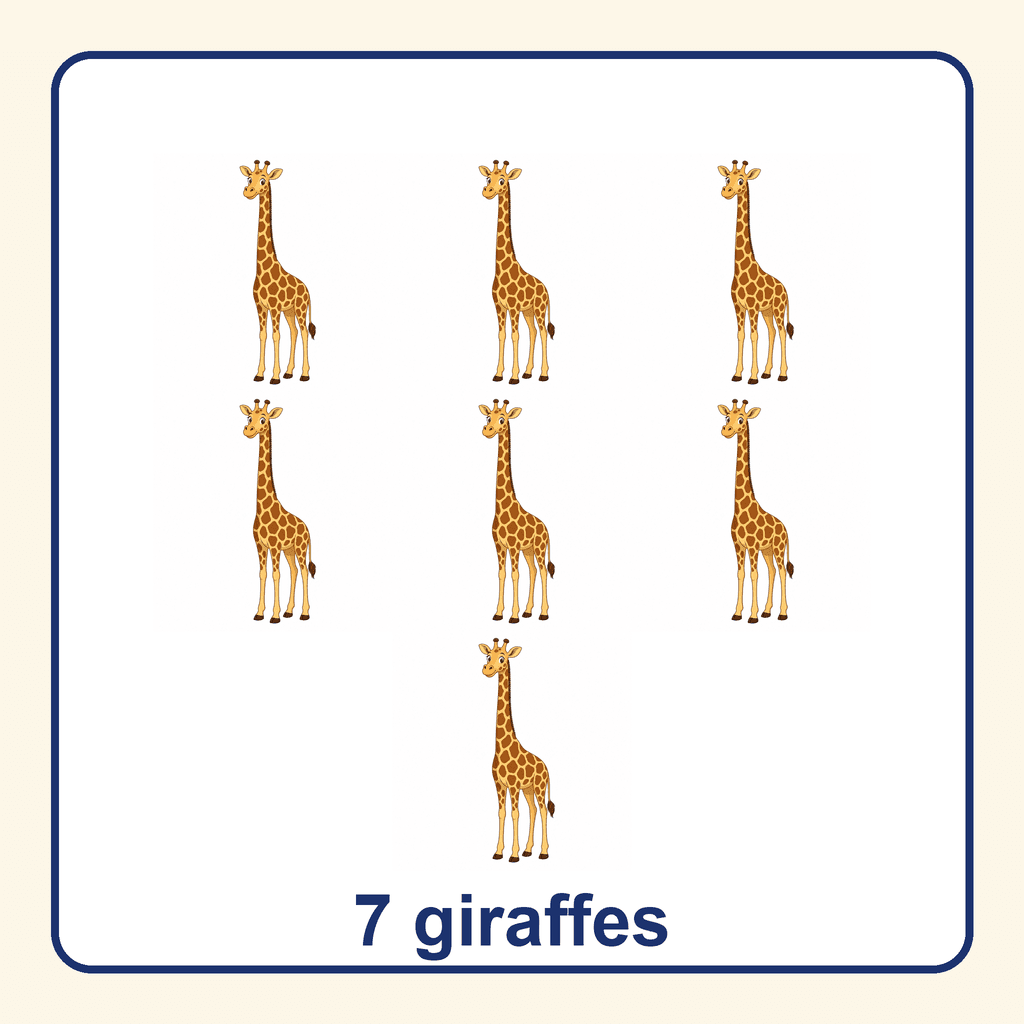 Collection — 7 giraffes