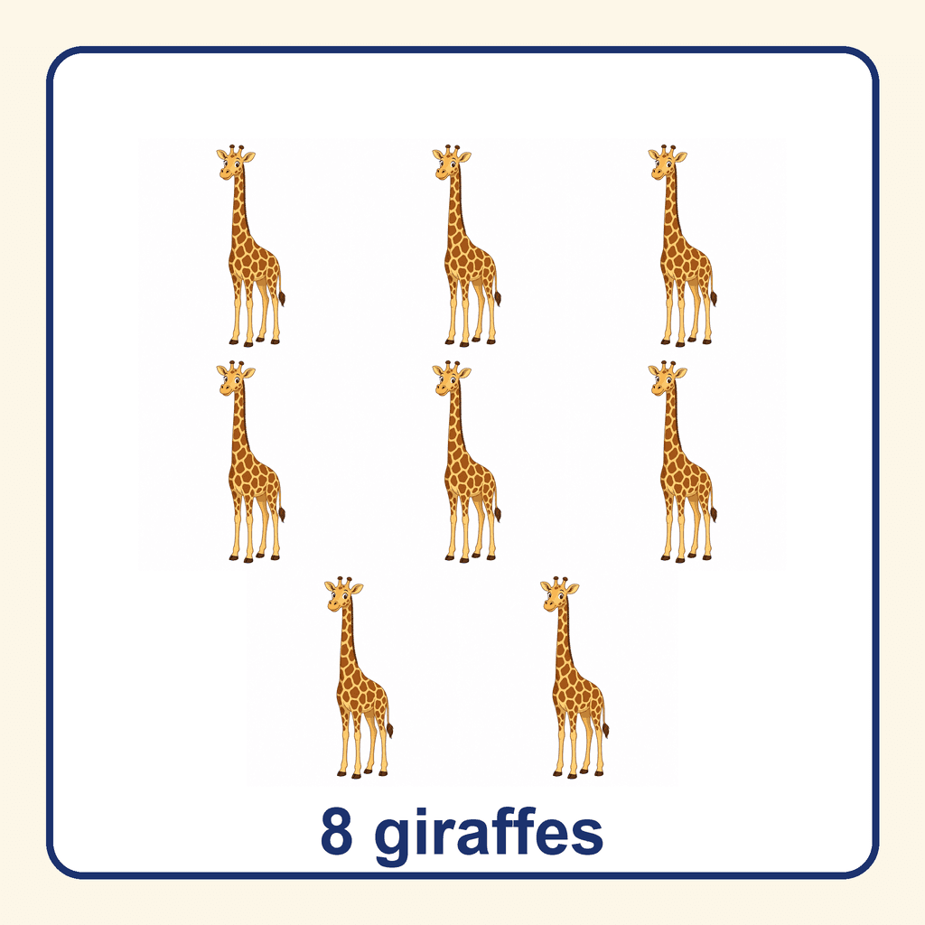 Collection — 8 giraffes